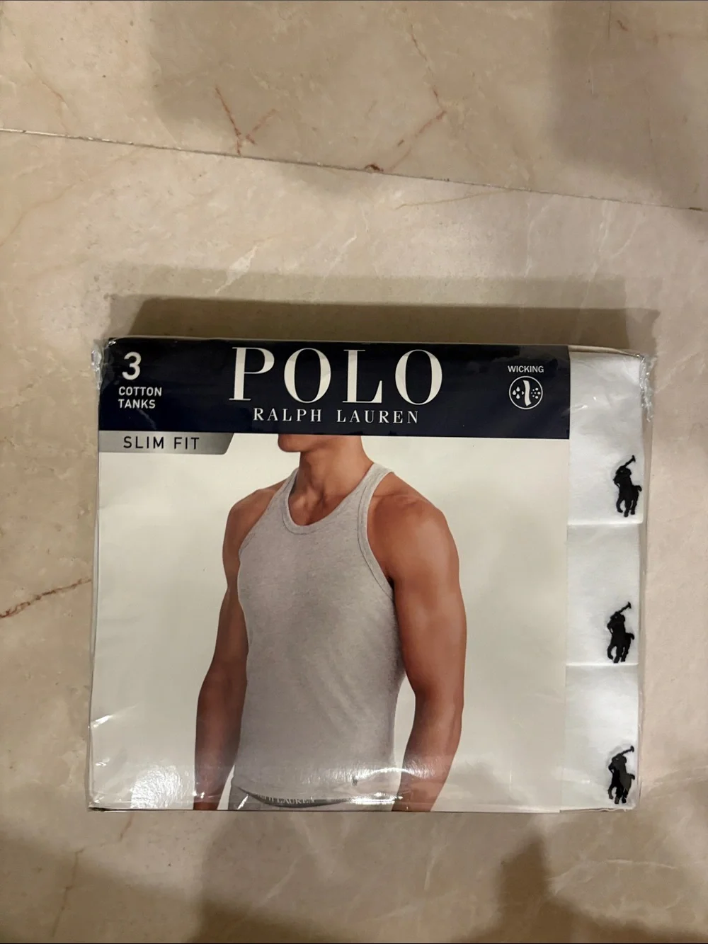 Polo by Ralph Lauren White 3 Pack - Slim Modern Fit Tanks